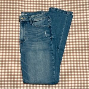 Curvy Straight Light Denim Jean